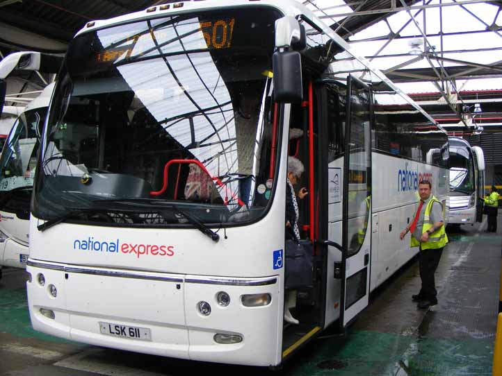 Trathens Volvo B12BT Plaxton Panther National Express LSK611
